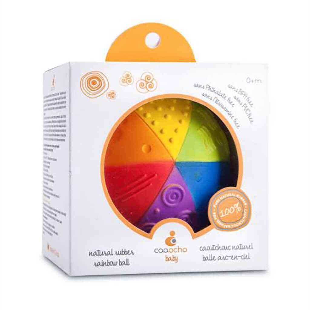 Sensory Ball Rainbow 4"