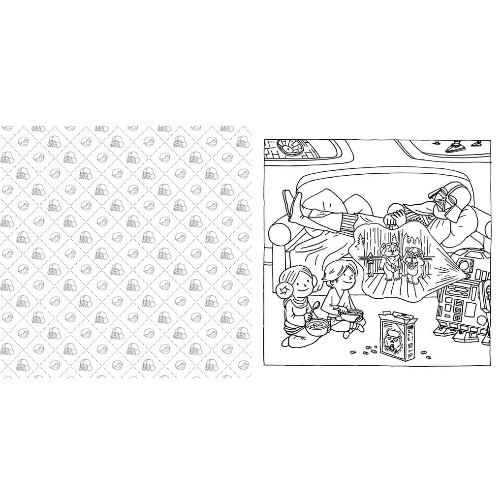 Chronicle Books Darth Vader & Family Coloring Book | NINI and LOLI