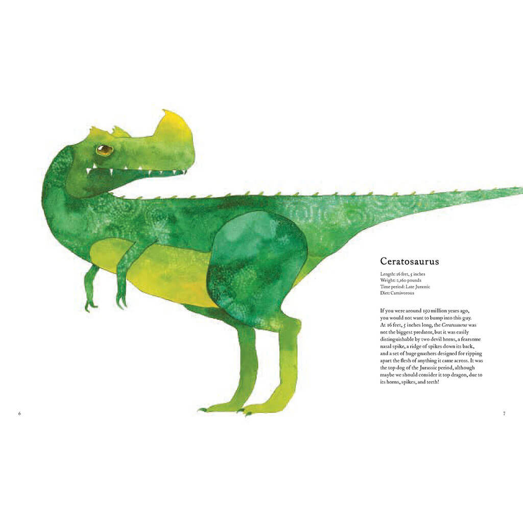 Colorful World of Dinosaurs Book