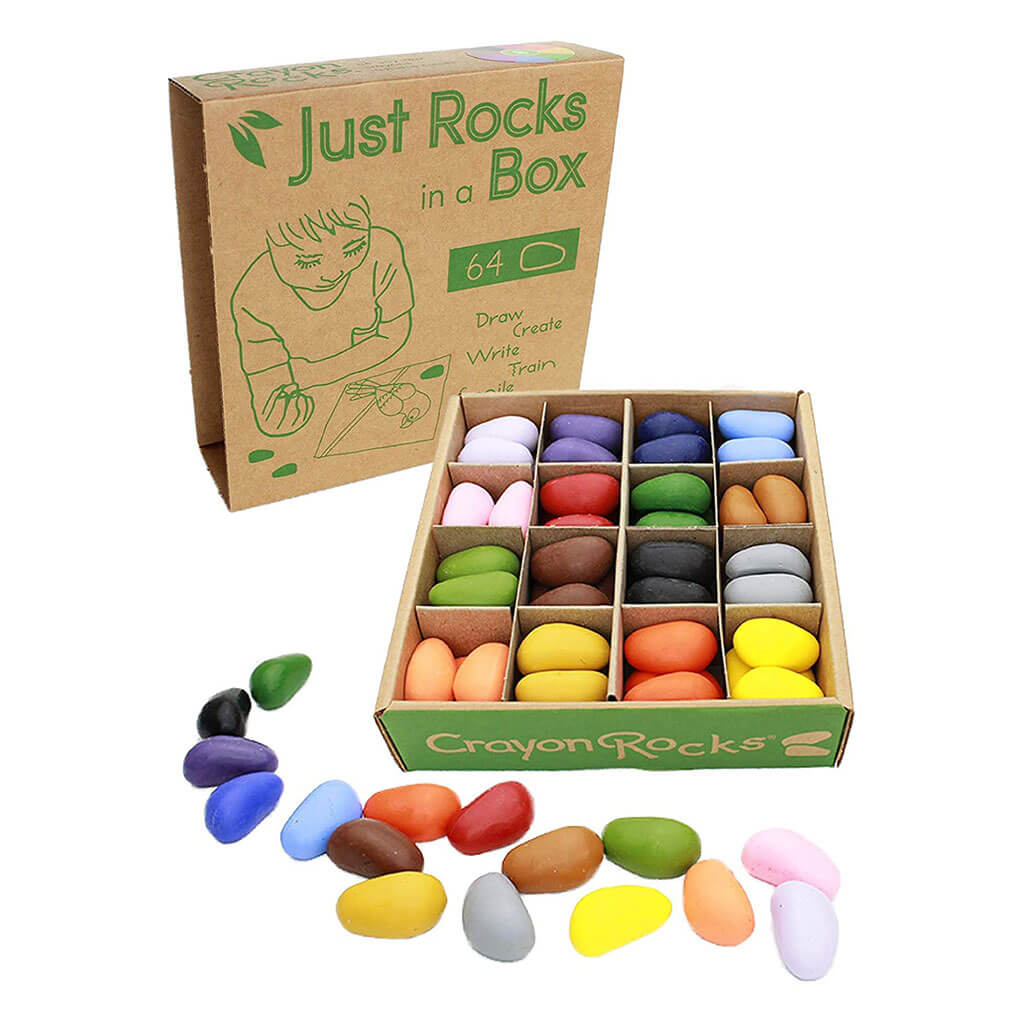 Just Rocks in a Box 64 Pieces
