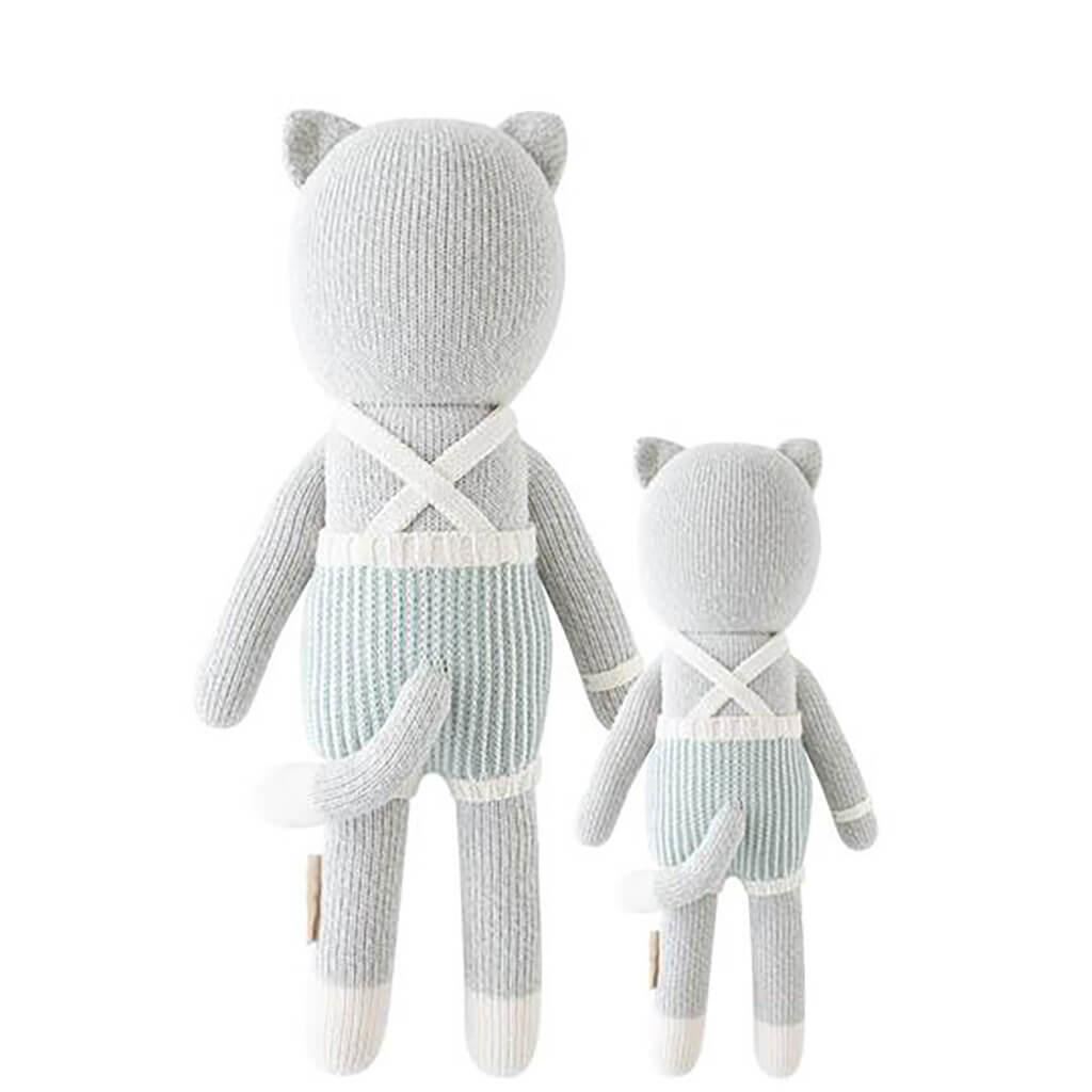 Cuddle + Kind Hand Knit Doll Dylan the Kitten