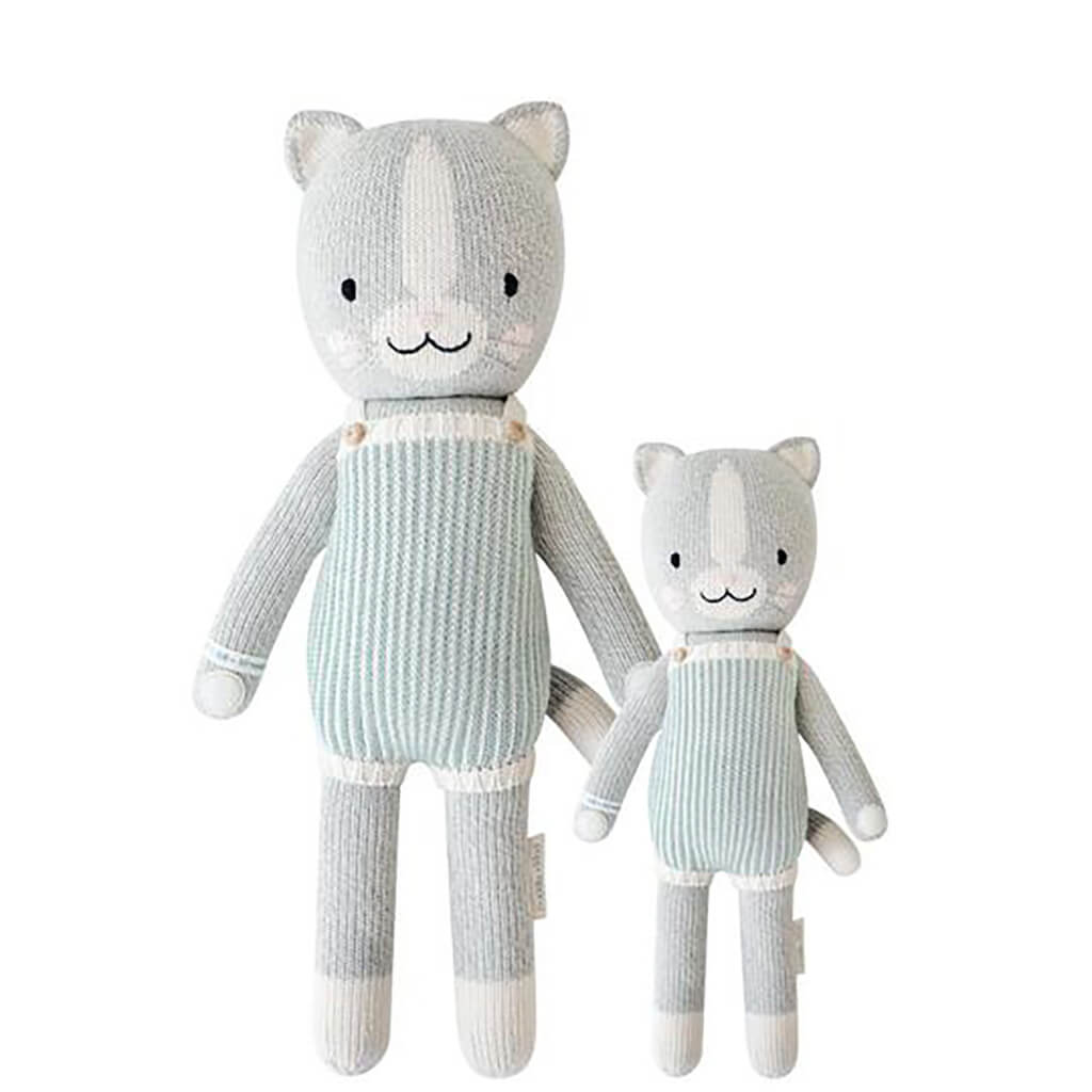 Cuddle + Kind Hand Knit Doll Dylan the Kitten