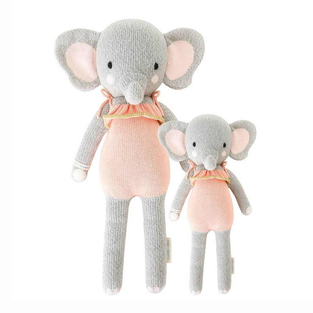 Cuddle + Kind Hand Knit Doll Eloise The Elephant