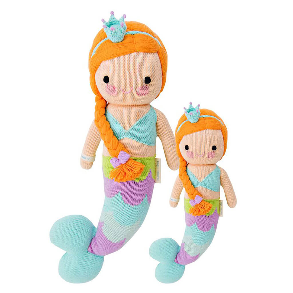 Cuddle + Kind Hand Knit Doll Isla The Mermaid