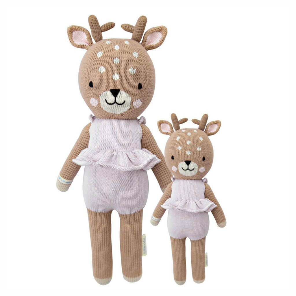 Cuddle + Kind Hand Knit Doll Violet The Fawn