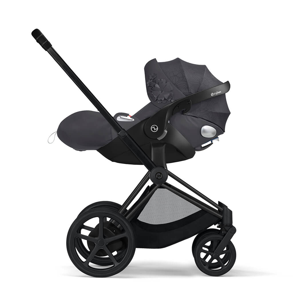 flower car seat and stroller Cloud Q SensorSafe Infant Car Seat Simply Flowers