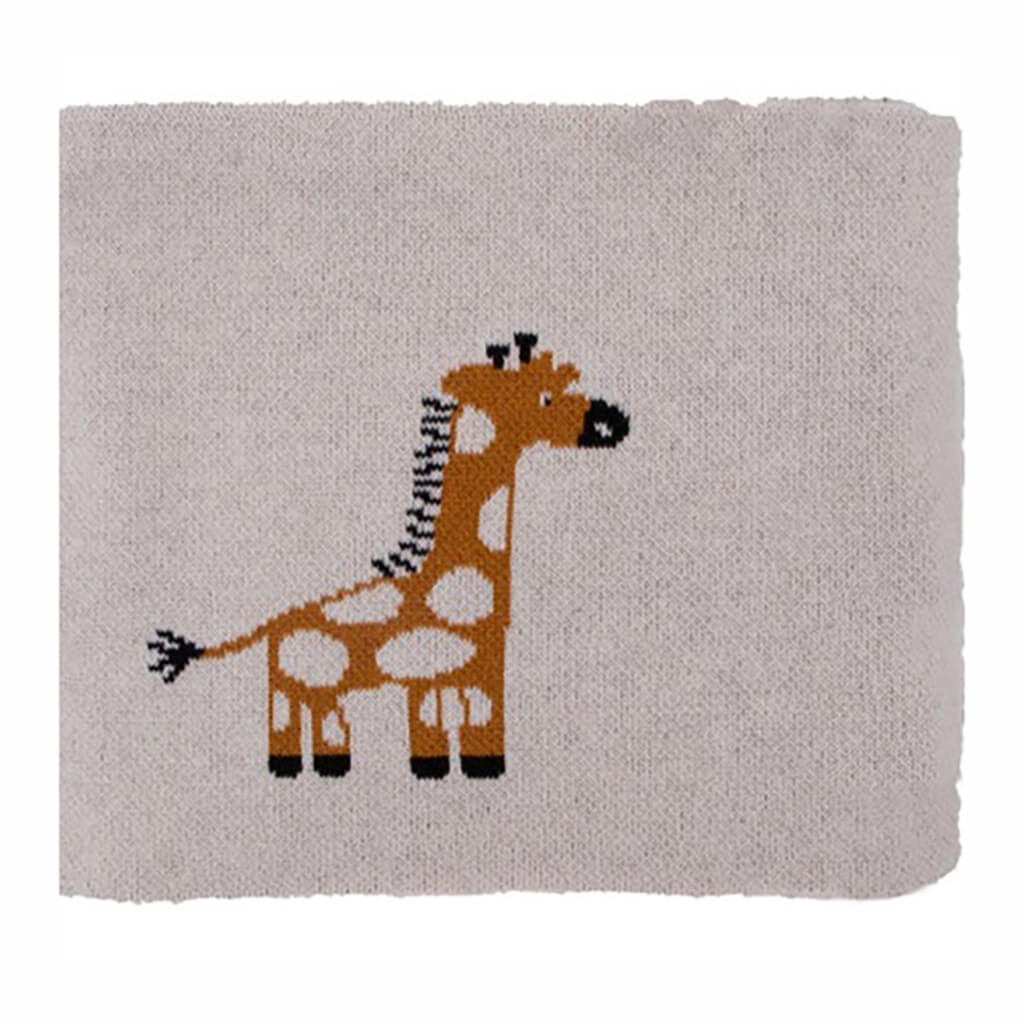Knitted Blanket Gilly The Giraffe