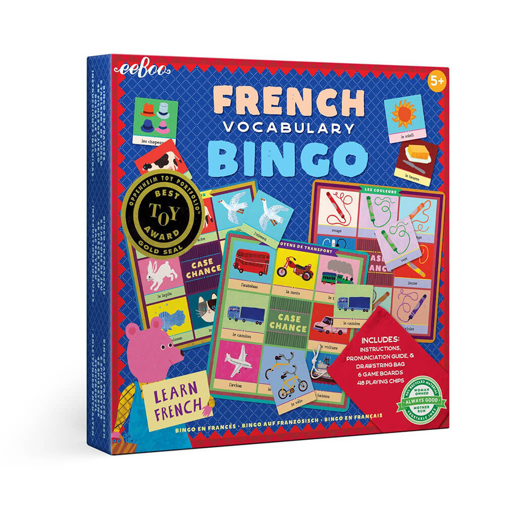 French Bingo Language Game