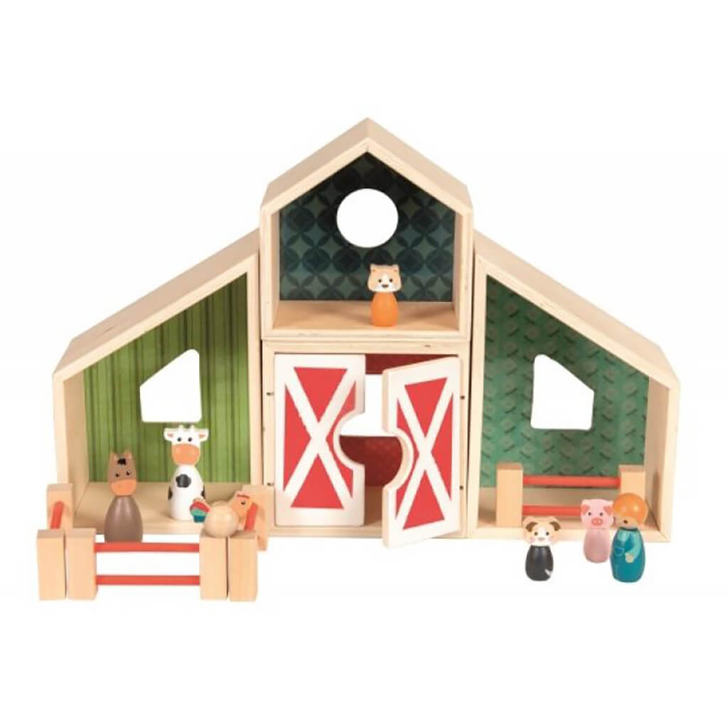 Wooden Farm House Toy