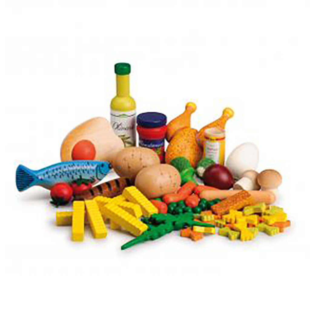 Cooking Fun Assorted Wooden Toys