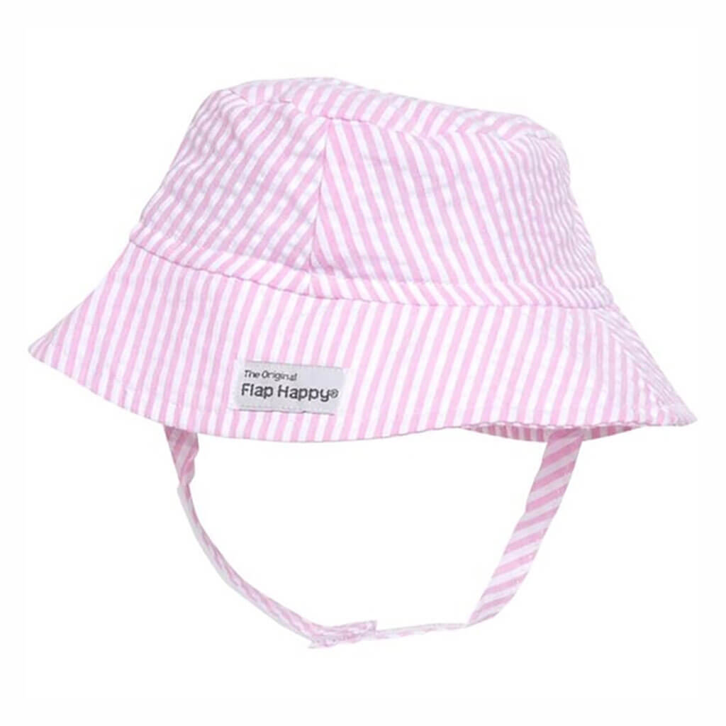 UPF 50+ Bucket Hat with Neck Strap