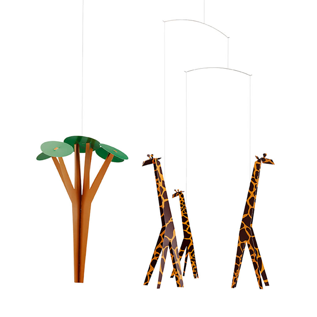 Giraffes on the Savannah Mobile