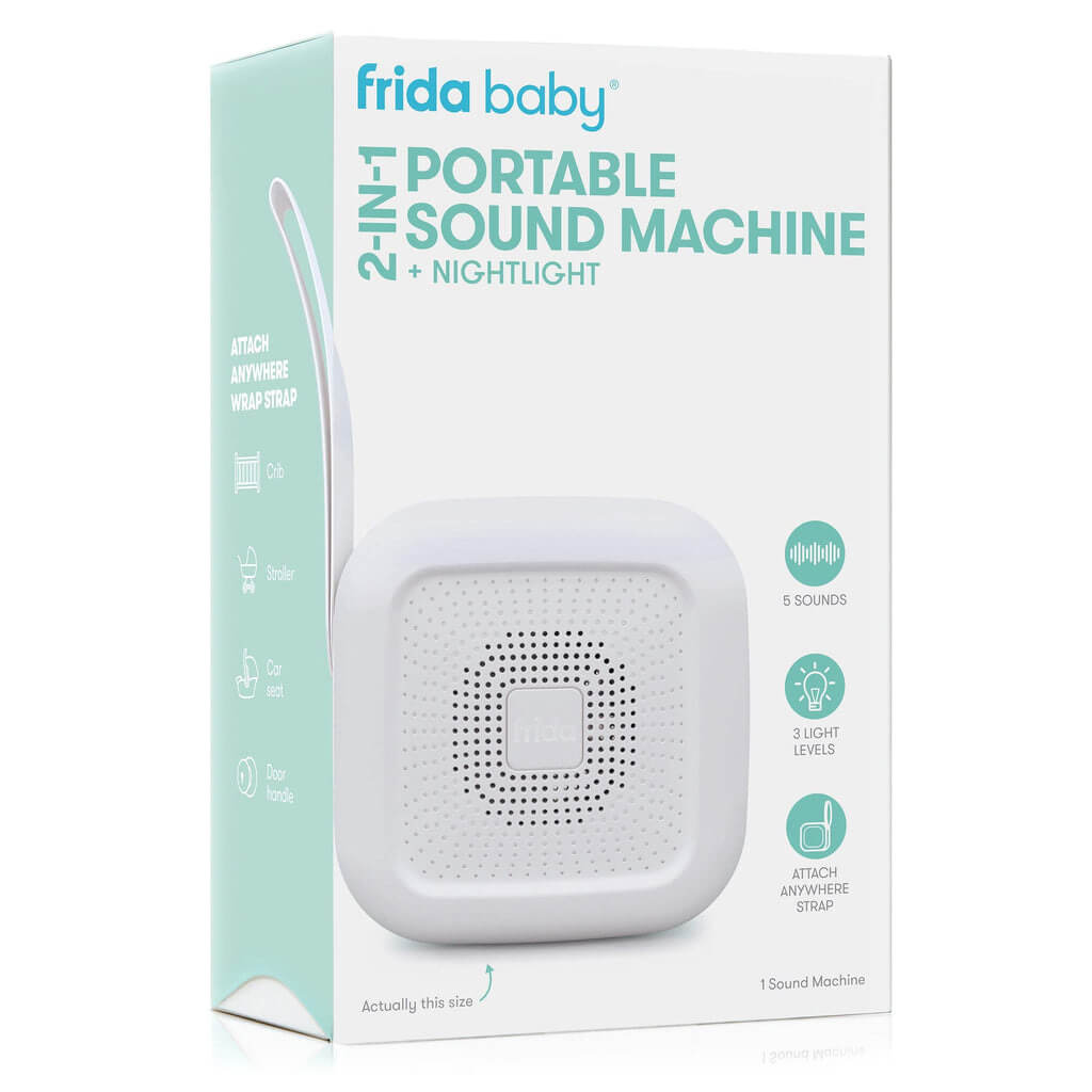 FridaBaby 2-in-1 Portable Sound Machine And Nightlight Box | NINI and LOLI