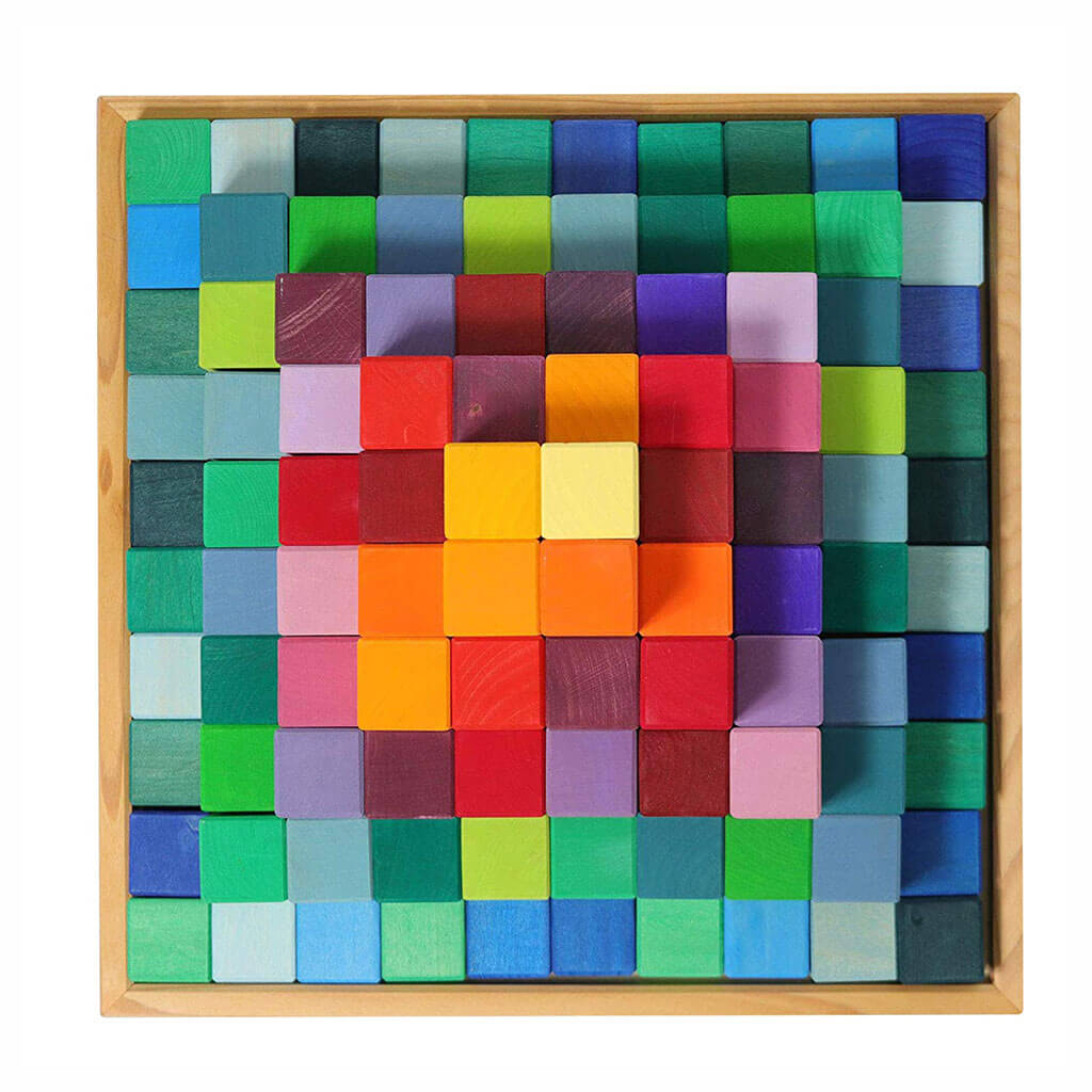 Authentic Grimm's Large Stepped Pyramid Blocks | NINI and LOLI
