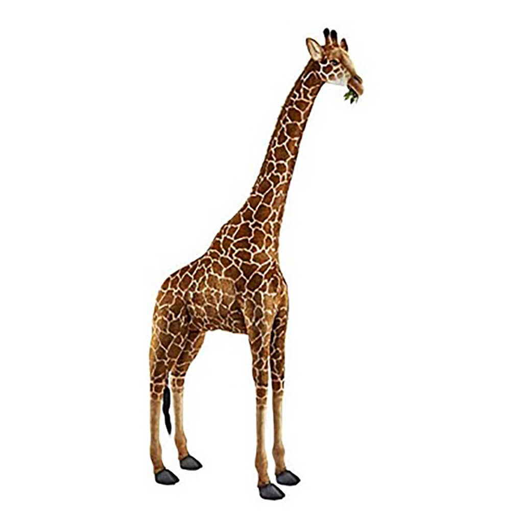 Realistic Plush Animal Giraffe X Large Ride On