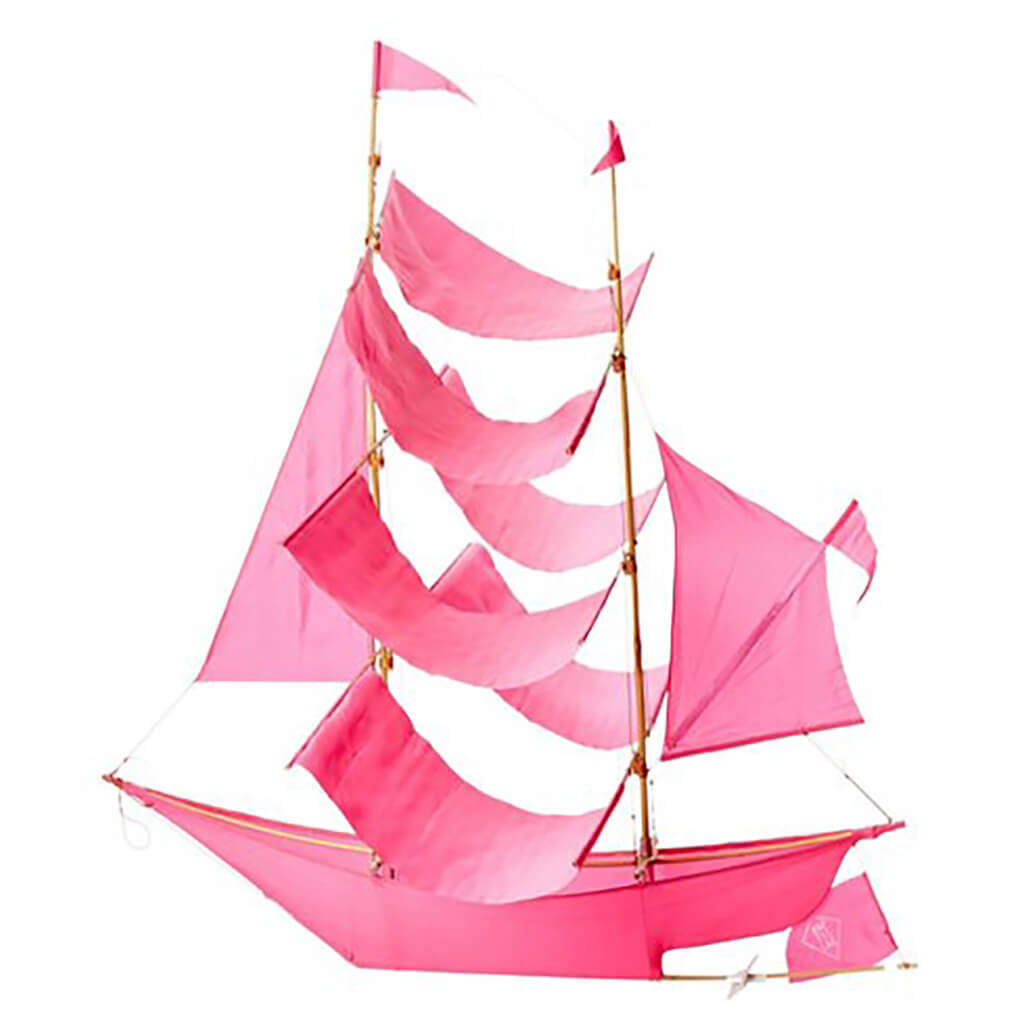 Sailing Ship Kite Pink