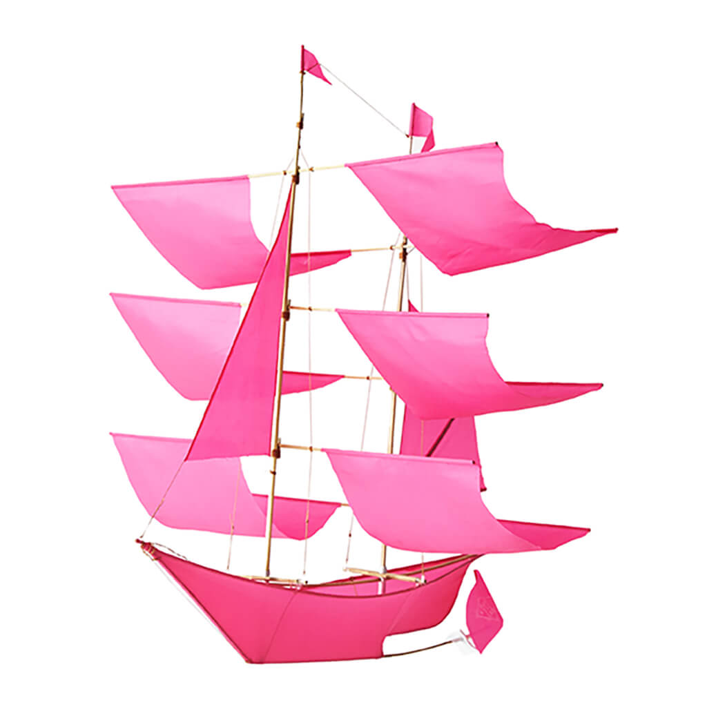 Sailing Ship Kite Pink