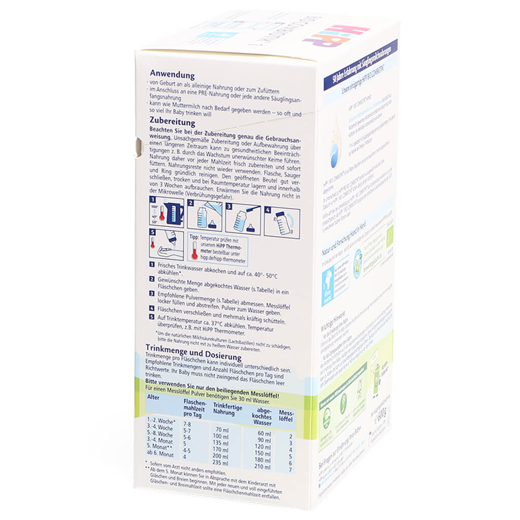 HiPP Baby Formula 1 (German Version)