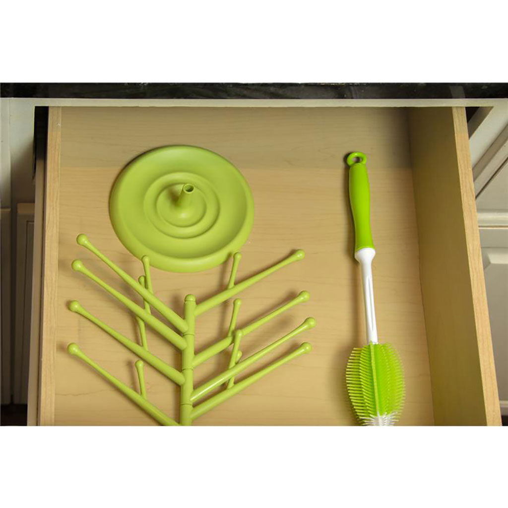 Cleanin' Smart 4 Tier Stacking Driying Rack Green