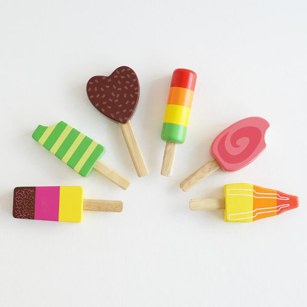 Wooden Ice Lollies and Popsicles