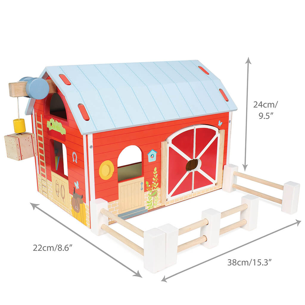 Wooden Red Barn