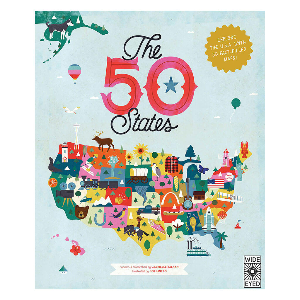 The 50 States: Explore the U.S.A. with 50 Fact-Filled Maps! Book