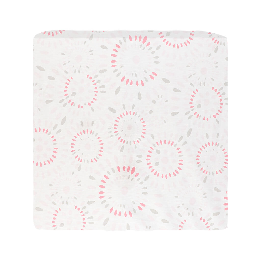 Crib Fitted Sheet Pink Confetti