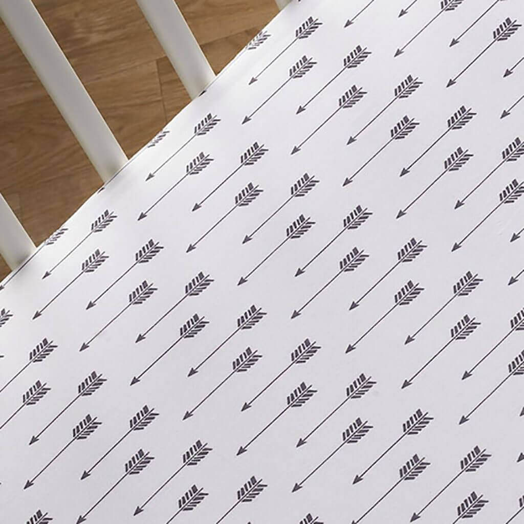 Crib Fitted Sheet Woods Arrow