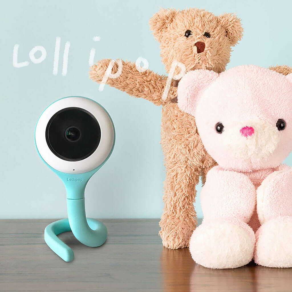 美品 Lollipop Smart Baby Camera ターコイズ