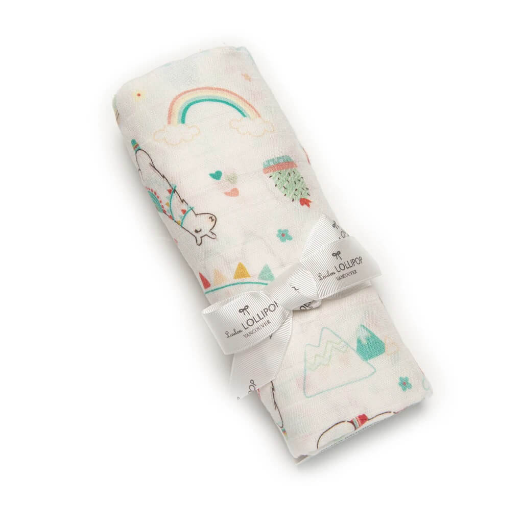 Swaddle Blanket LLama