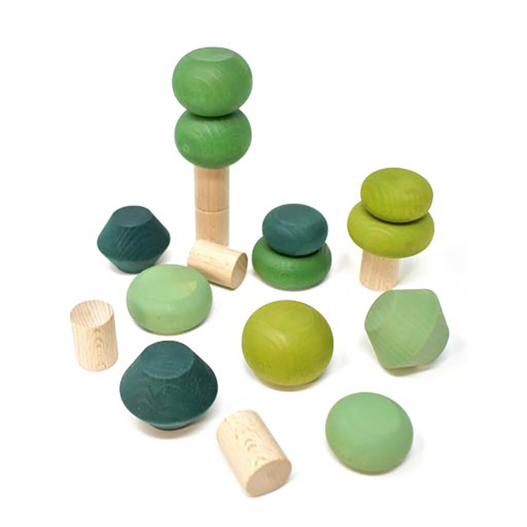 Wooden Stacking Trees Summer | Lubulona | NINI and LOLI