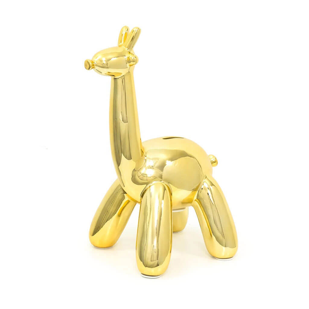 Balloon Giraffe Gold