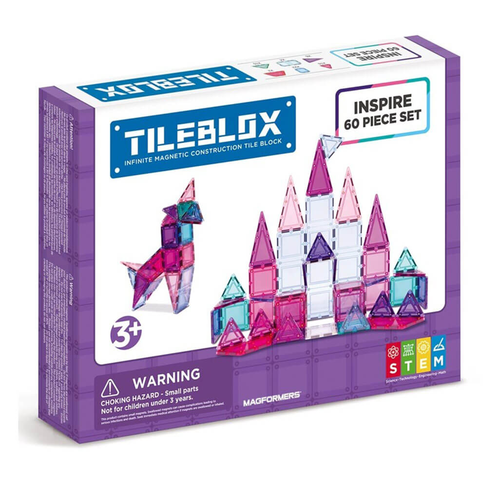 Tileblox Inspire 60 Piece Toy Set