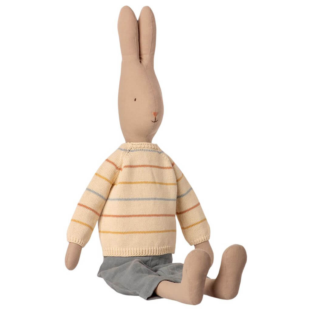Maileg Rabbit Size 5 Plush Toy in Pants and Sweater
