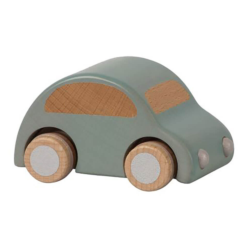 Maileg Wooden Car Toy Light Blue