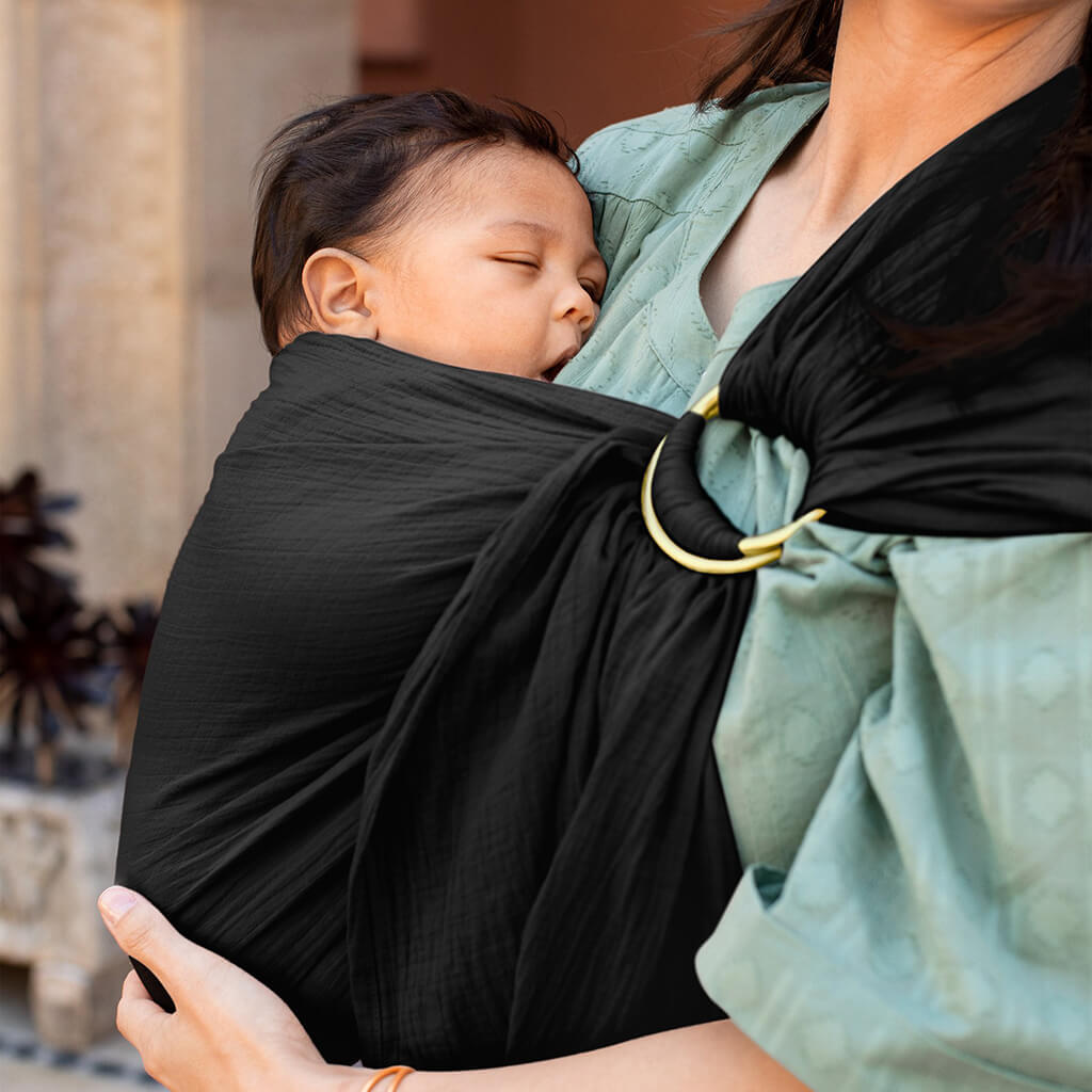 Moby Ring Sling Baby Carrier Onyx
