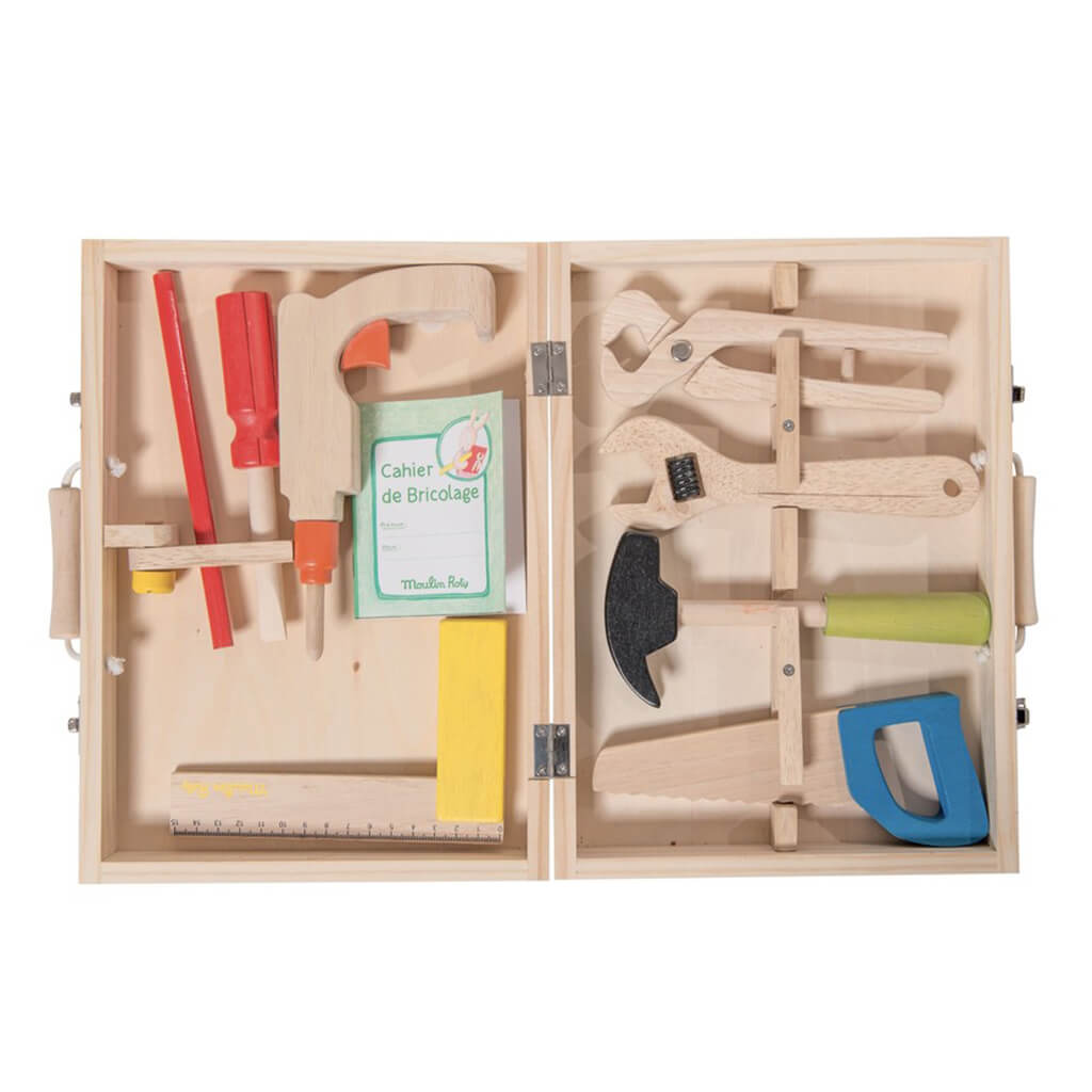 I Am Working Valise Wooden Tool Set
