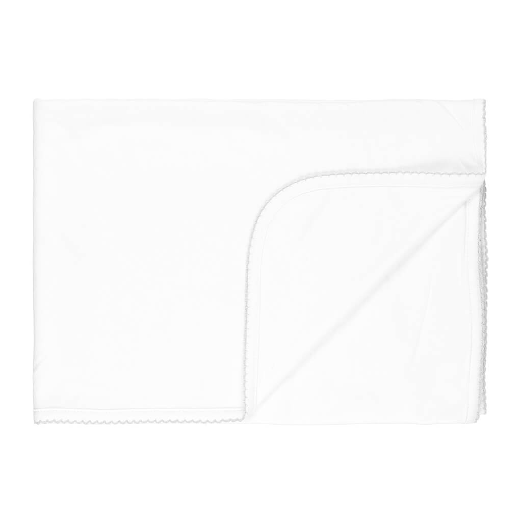 Solid Basic Blanket White/Grey