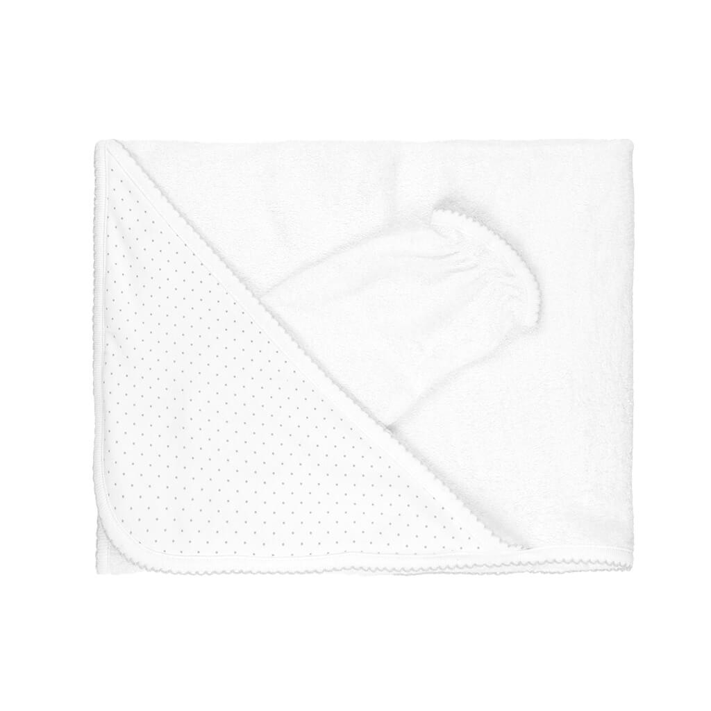 Basic Dots Towel White/Grey