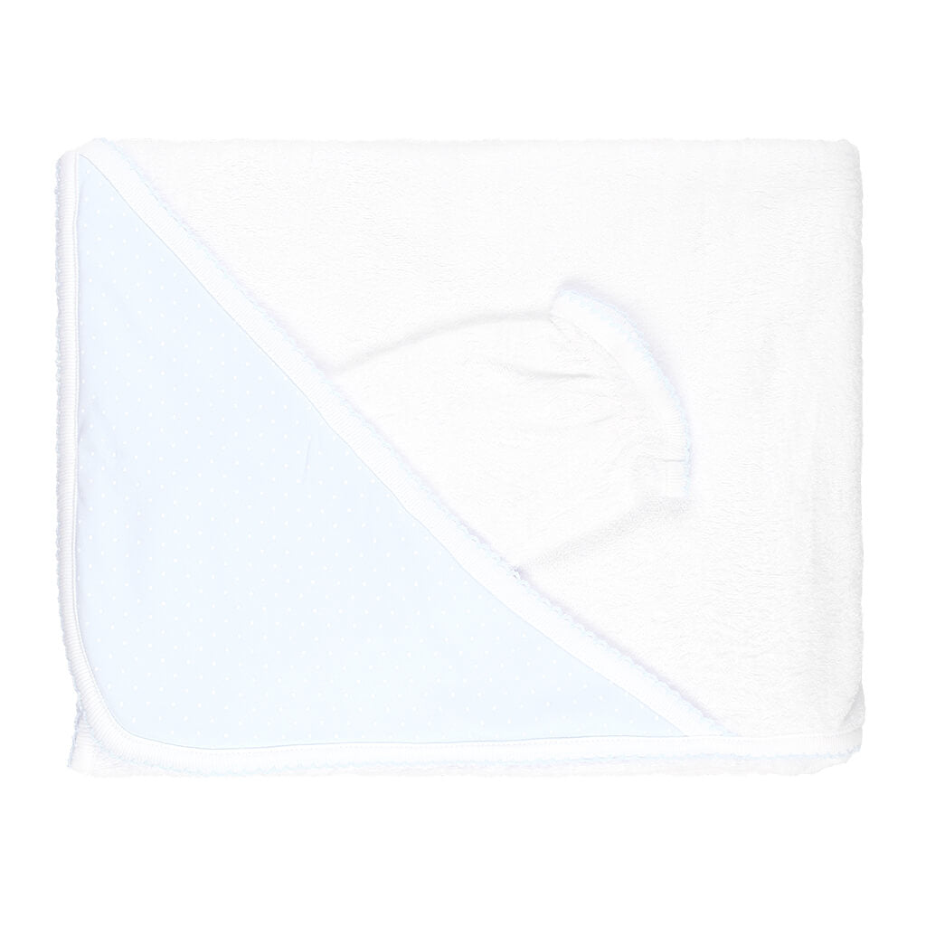 Basic Dots Towel Blue/White