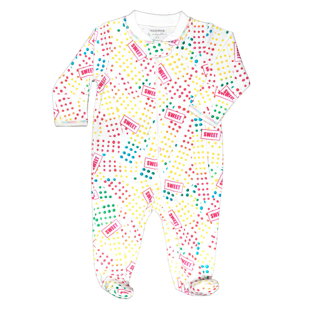 by robynblair Zipper Footie Dots