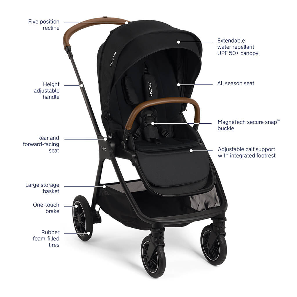 nuna travel stroller system Nuna PIPA Urbn + TRIV Next Travel System Caviar
