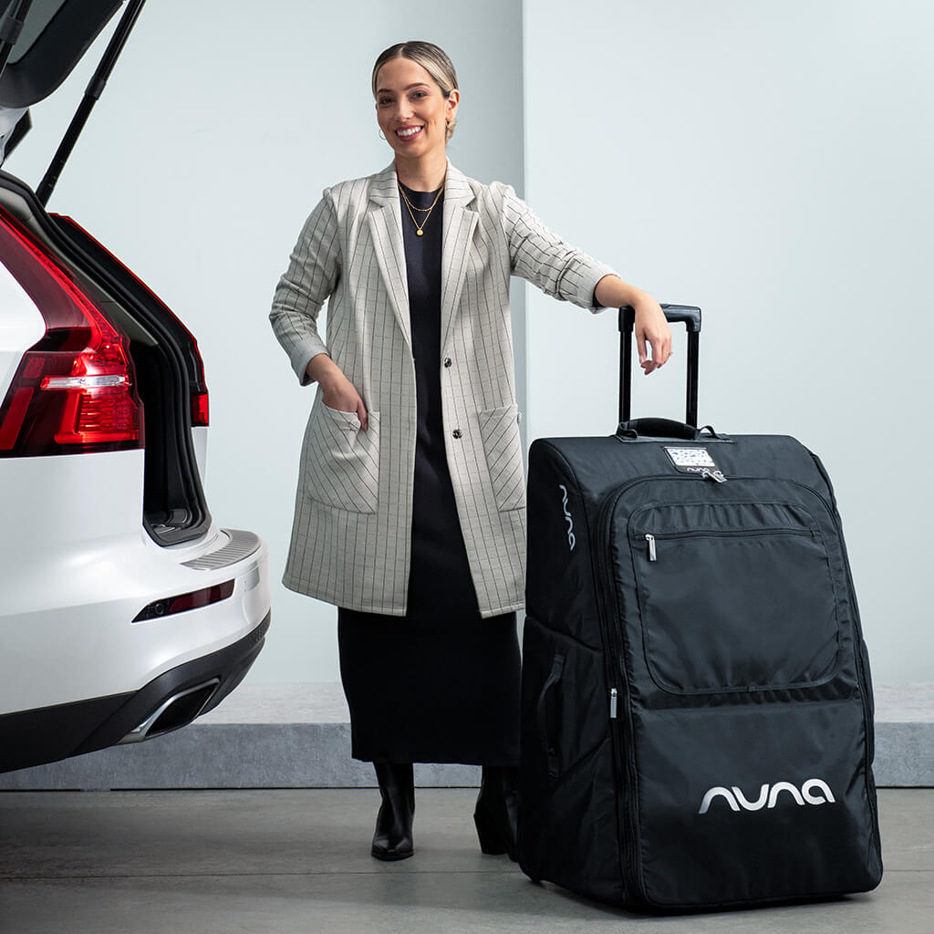 stroller travel bag with wheels Nuna