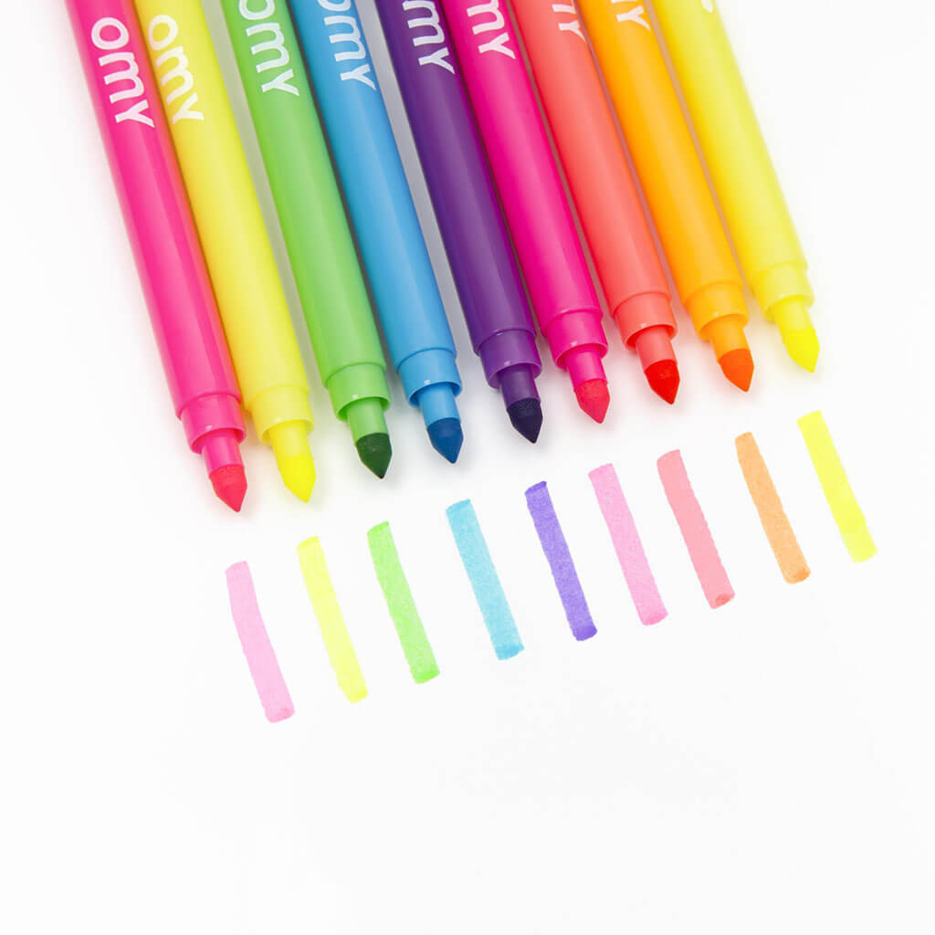 Omy Design 9 Piece Neon Markers