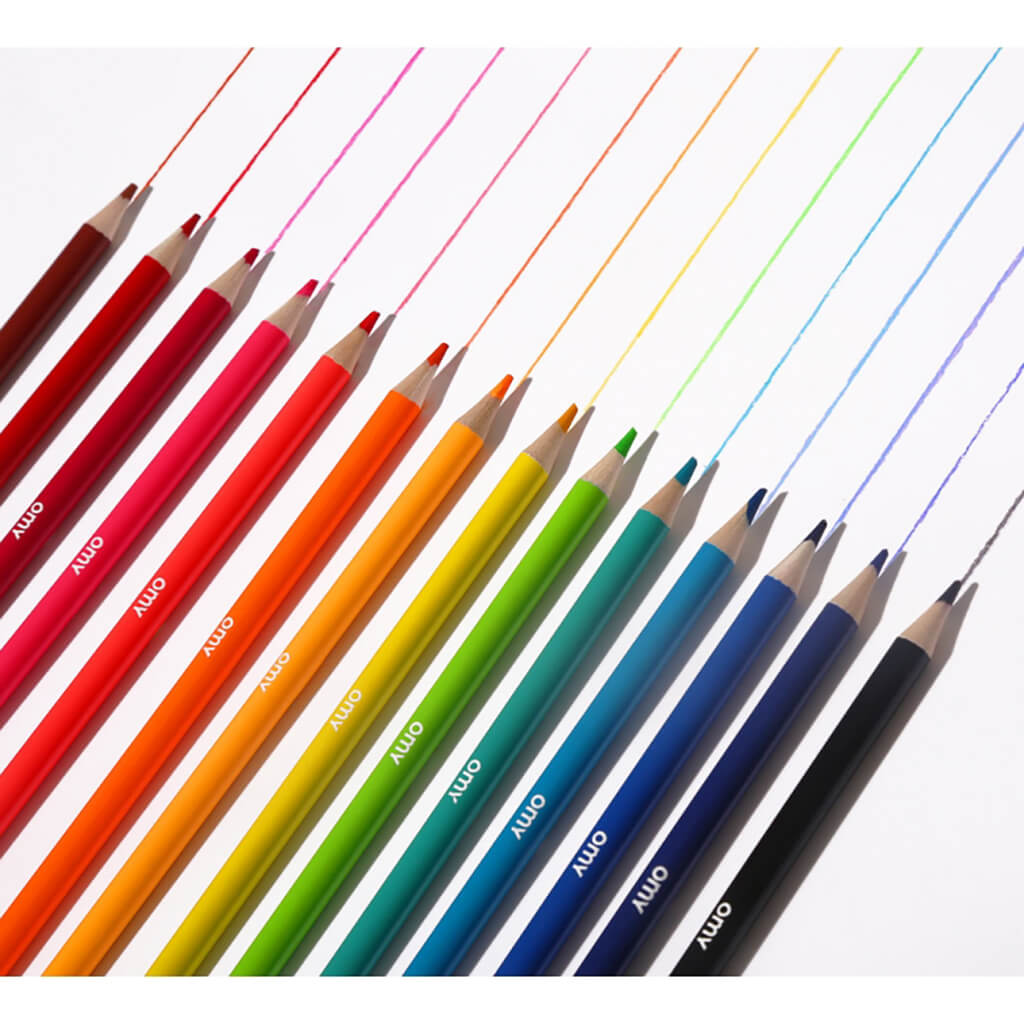 Omy Design 16 Pack Neon Metallic Pencils