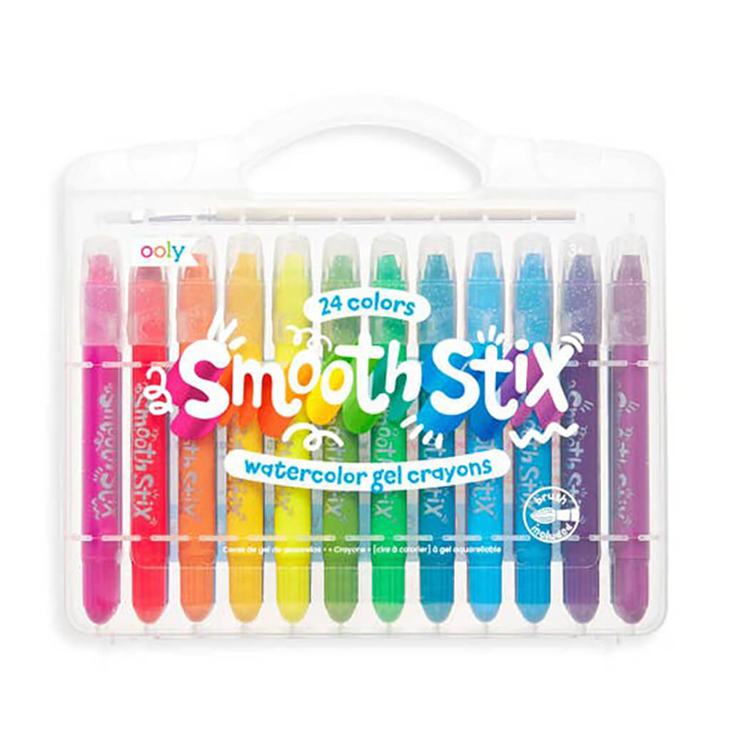 Smooth Stix Watercolor Gel Crayons 24 pieces