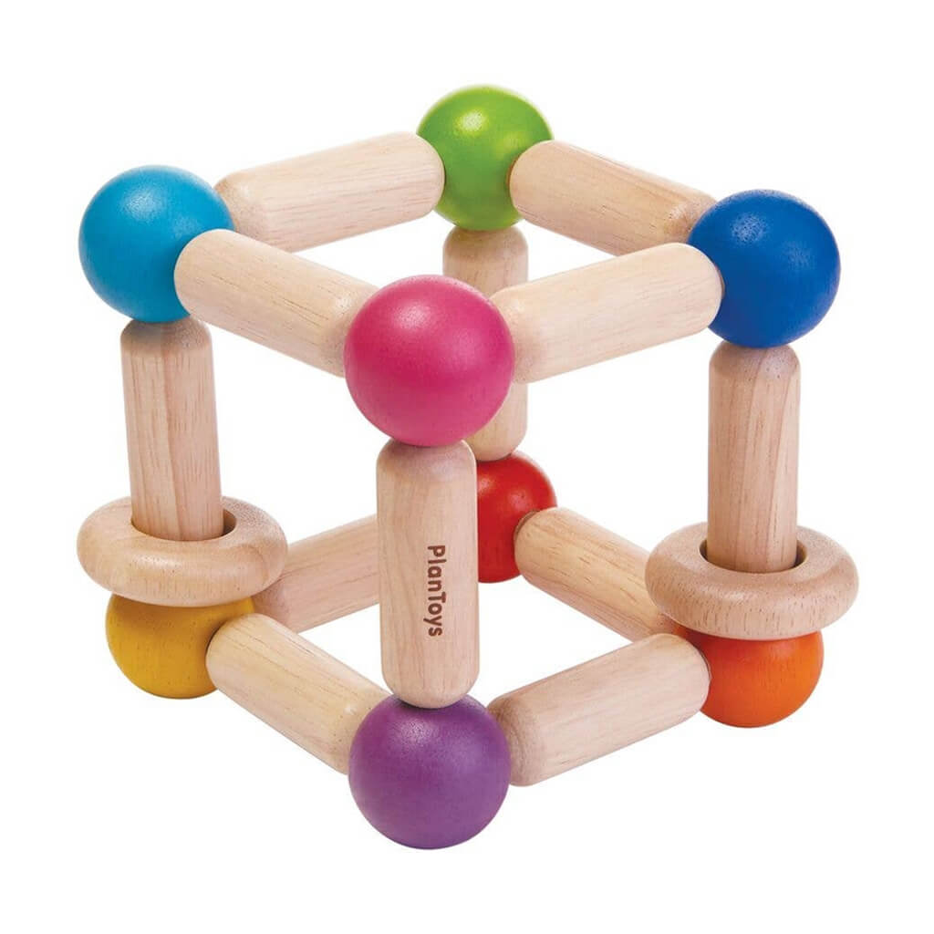 PlanToys Square Clutching Rattle