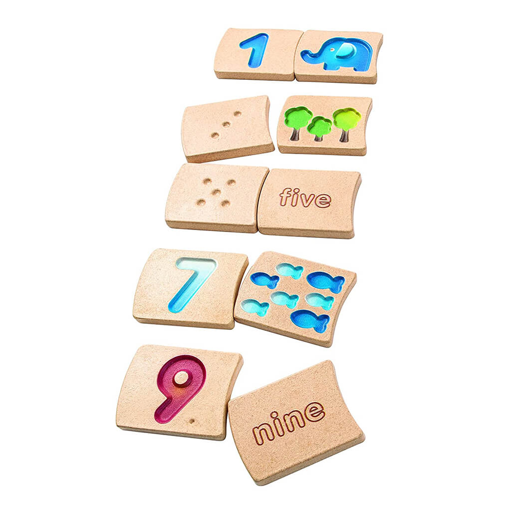 PlanToys Wooden Numbers 1-10