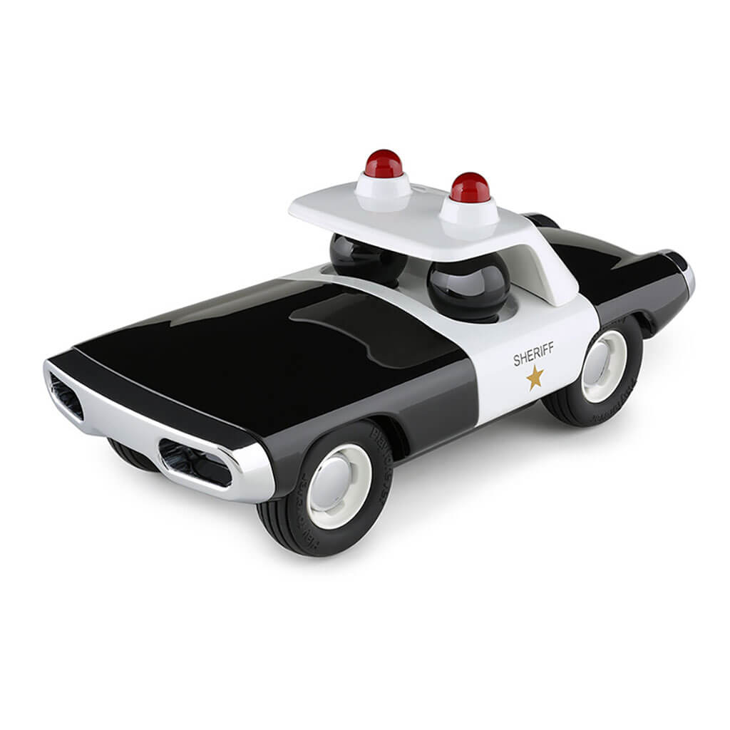 Playforever Maverick Heat Sheriff Toy Car Black and White