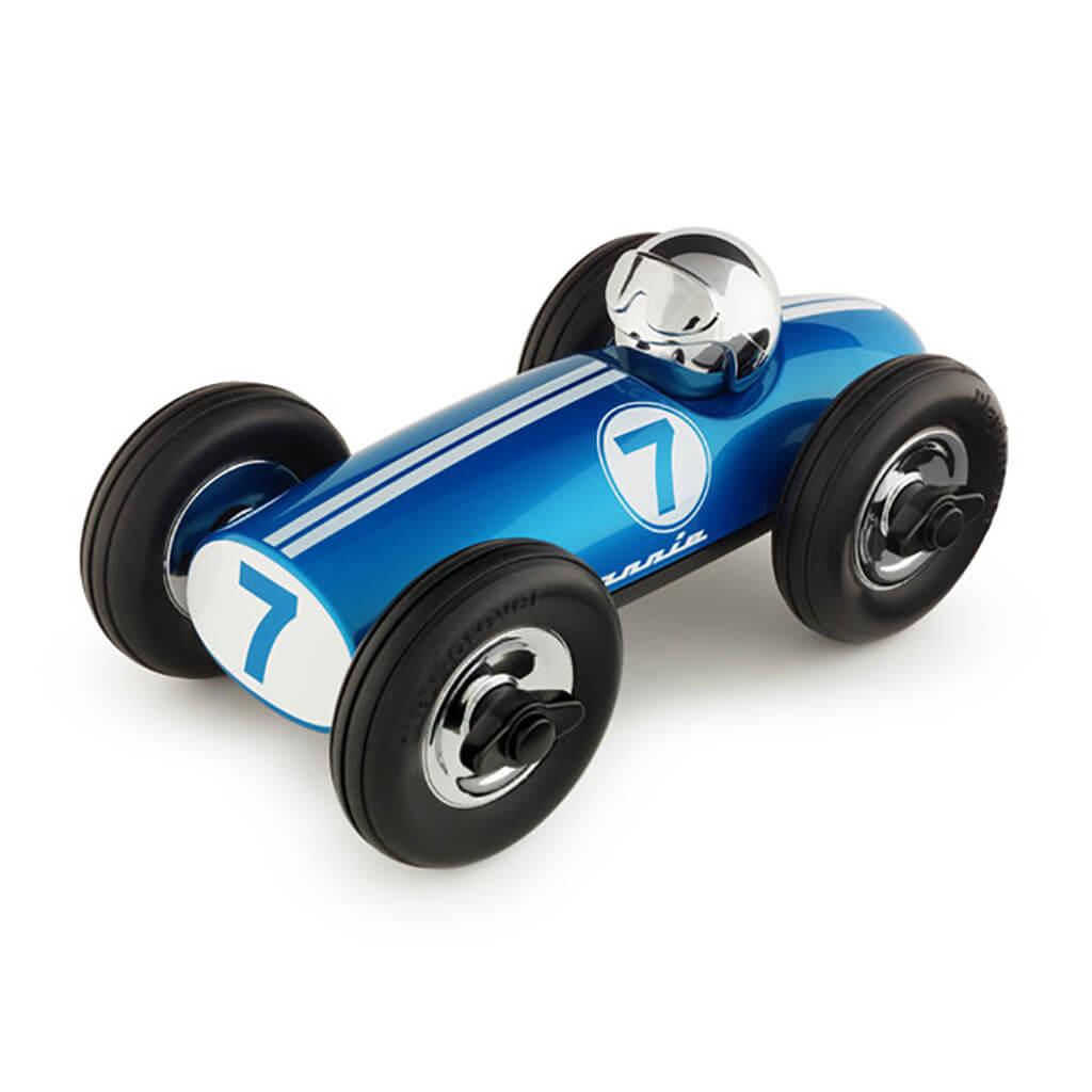 Playforever Midi Bonnie Race Car Toy Blue/Chrome